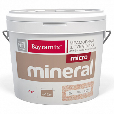 Bayramix Мраморная штукатурка Micro Mineral 15 кг
