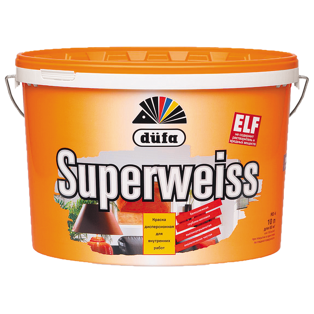Краска для потолка сколько нужно. Dufa Superweiss, 2.5л, 1. Dufa Superweiss матовая 10л. Краска акриловая ослепительно-белая Dufa Superweiss rd4. Краска Dufa superwayzer (10л.).