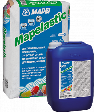 Mapei Mapelastic гидроизоляция компонент А + компонент В